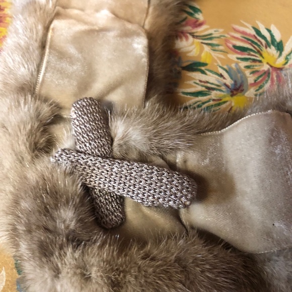 robert sittner furrier vintage mink collar clip on - Picture 3 of 4